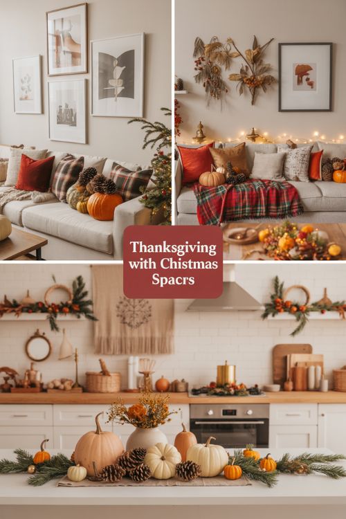 Tables and Rooms to Inspire Thanksgiving with Christmas Decor
