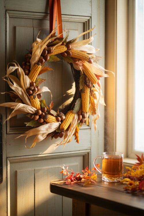 Thanksgiving Crafts for Adults – Elegant DIY Autumn Wreaths