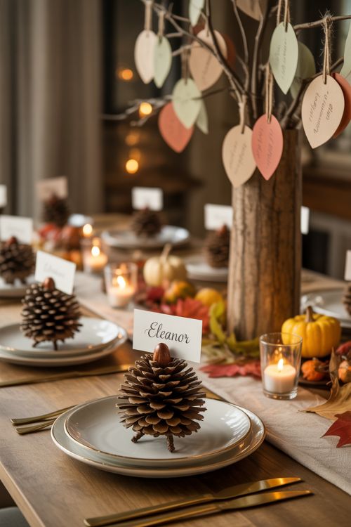 Thanksgiving Crafts for Adults – Interactive Table Decor Ideas