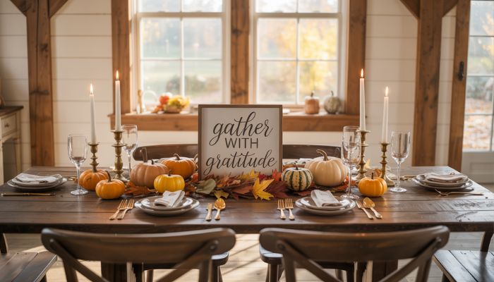 Thanksgiving Farmhouse Décor Ideas