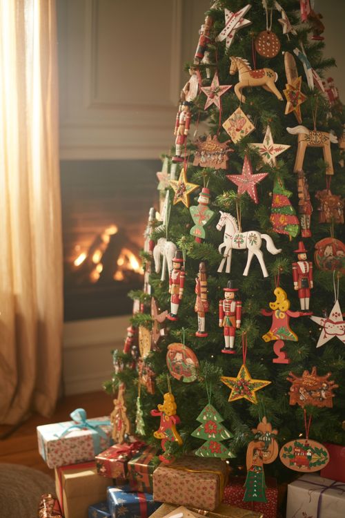 Wooden Christmas Ornaments from Around the World