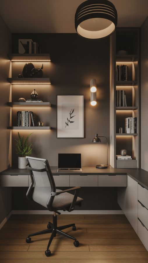 Accent Lighting Ideas for a Stylish Home Office