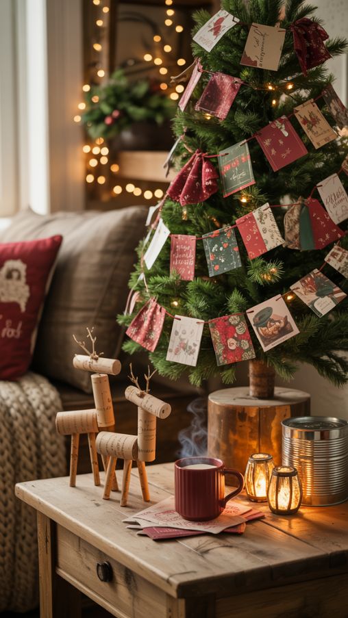 Upcycled Christmas Crafts - Handmade Eco-Friendly Holiday Decorations