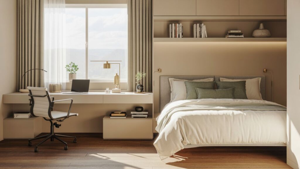 15 Stunning Bedroom Office Ideas To Maximize Space And Productivity ...
