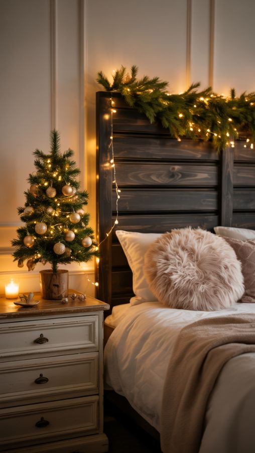 Bedroom and Small Space Christmas Decor Ideas