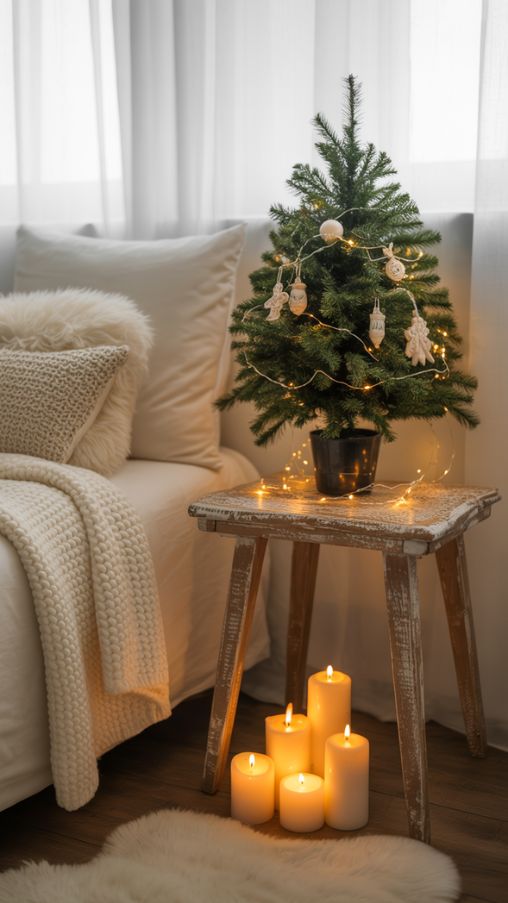 Bedroom and Small Space Christmas Decor Ideas