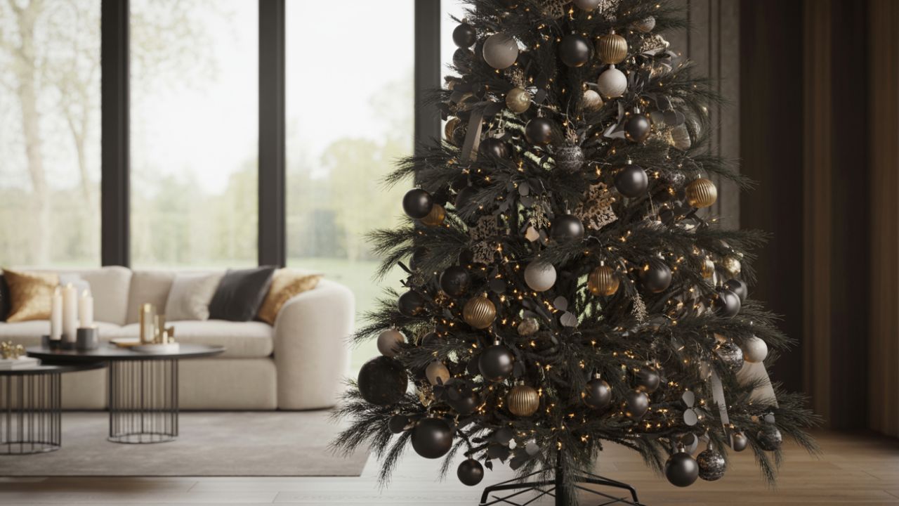 Black Christmas Tree Decorations Ideas