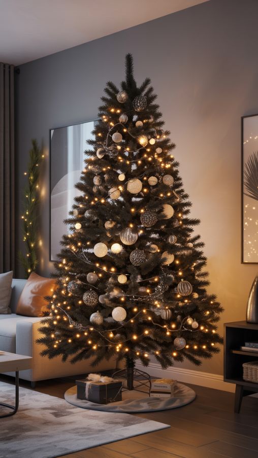 Black Christmas Tree Lighting Tips for a Magical Glow