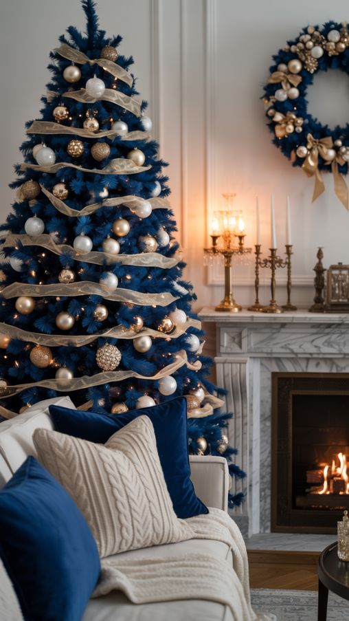 Blue Christmas Decor Inspiration: The Meaning and Elegance of Blue at Christmas