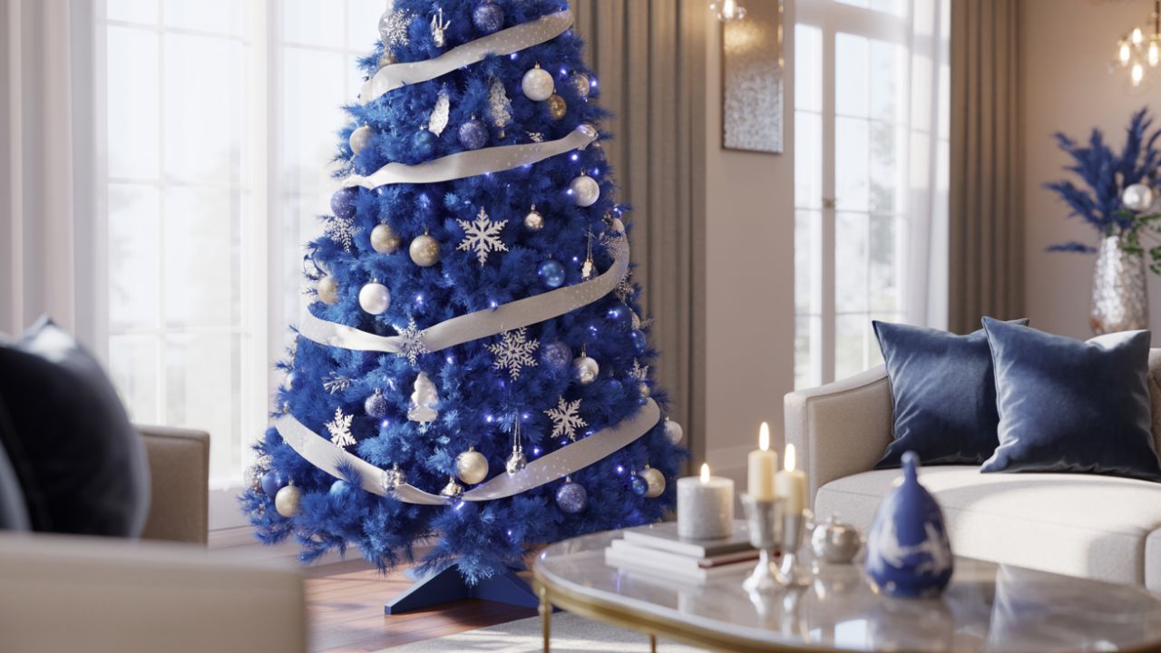 Blue Christmas Tree Ideas