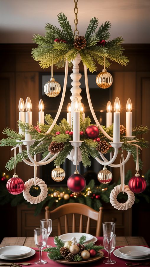 Christmas Chandelier Ideas 
