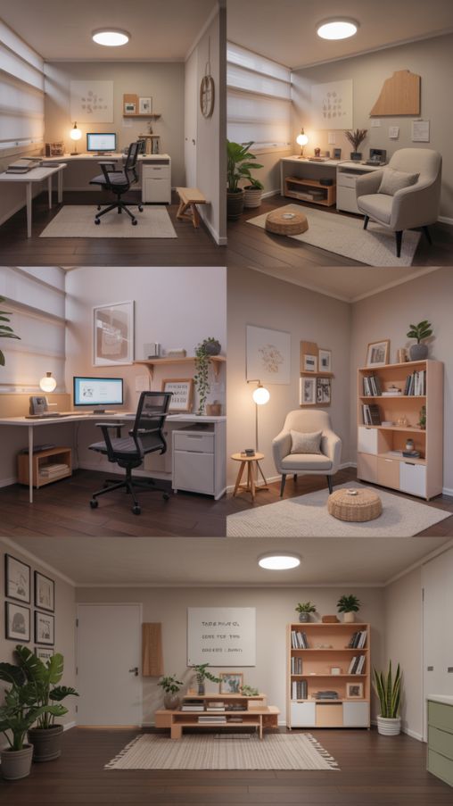 Multi-Zone Bloxburg Office Ideas Creating multi-zone offices is surprisingly satisfying. Even in small rooms, you can define spaces for working, reading, or socializing. I like using rugs or texture changes to visually separate these areas. Matching furniture textures across zones keeps everything cohesive. One build I did had a desk area, a mini library corner, and a casual lounge with a beanbag—it made the office feel lively and functional at the same time. Multi-zone designs also give you flexibility to change one zone without affecting the rest.