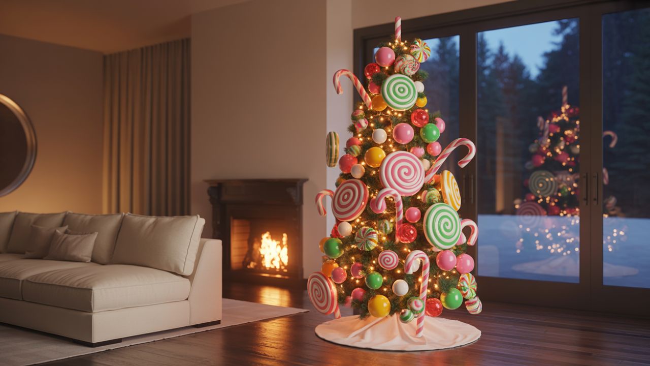 Candy Land Christmas Tree Ideas