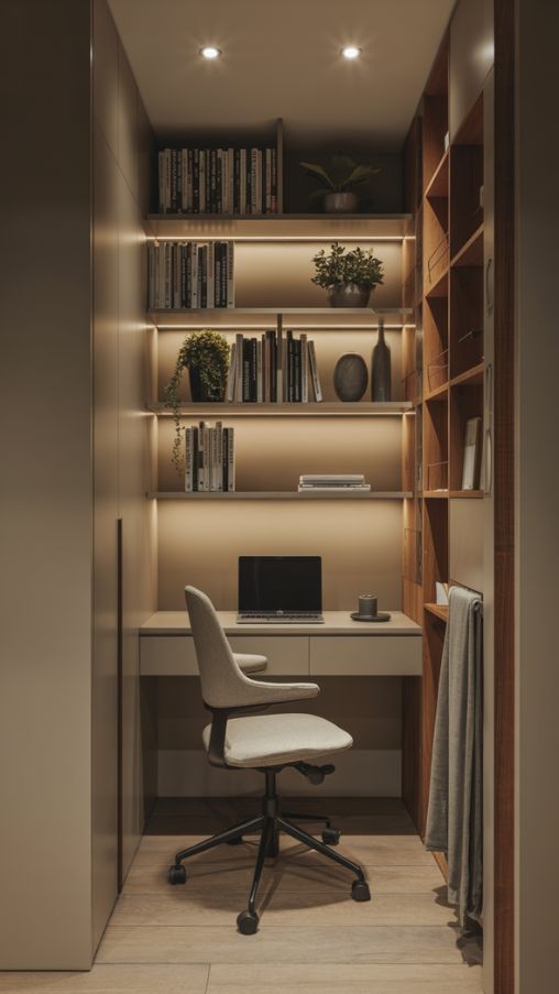 Choosing the Right Chair – Ergonomic Setup for a Closet Office