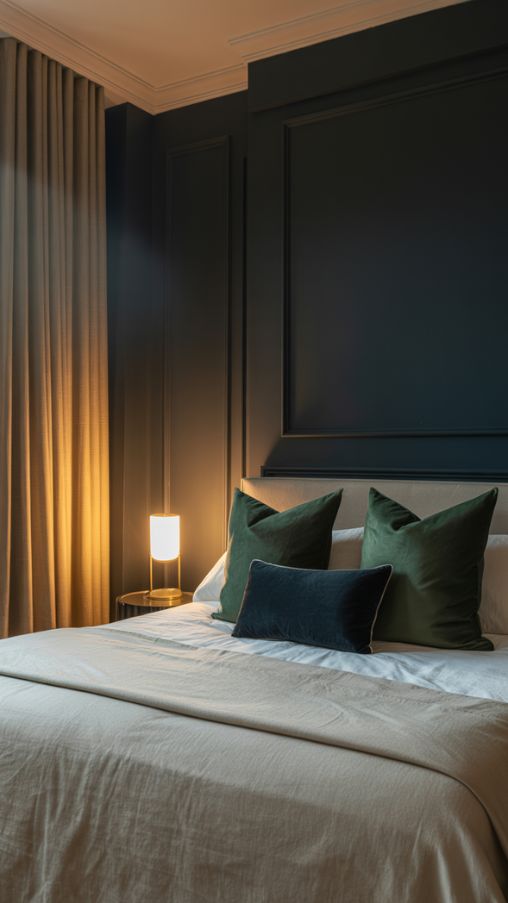 Choosing the Right Colors for a Dark Bedroom – Modern Moody Palette Inspiration