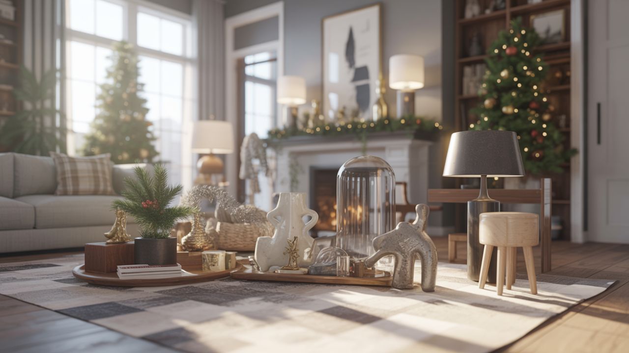 Christmas Shelf Decor Ideas