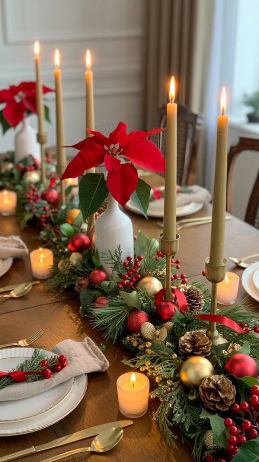 Classic DIY Christmas Table Centerpiece Ideas for a Timeless Holiday Look