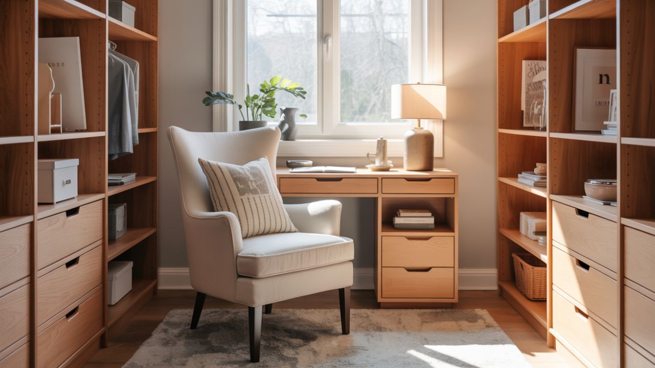 Closet Office Ideas