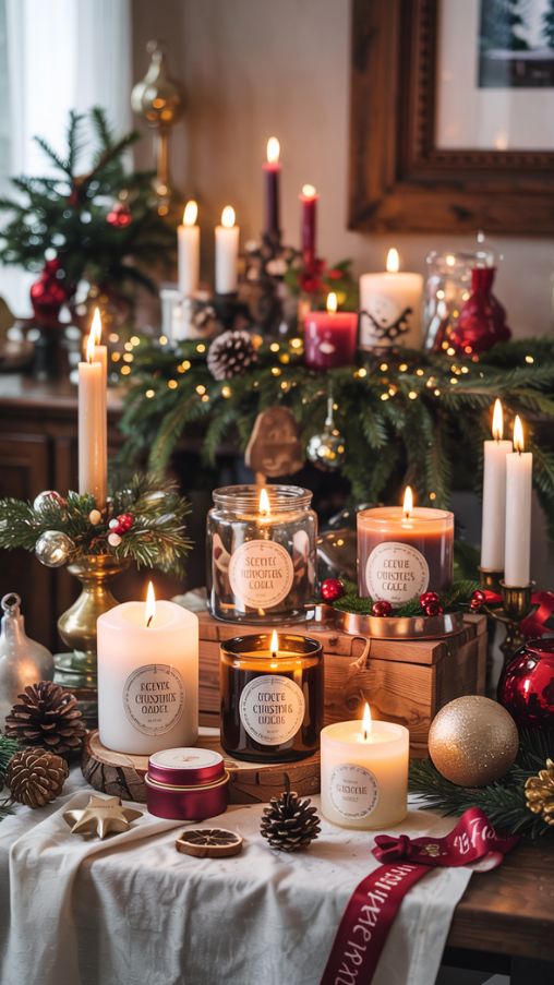 Cozy Scented Christmas Candle Ideas for Holiday Decor