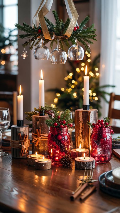 Creative Christmas Candle Holder Ideas for Festive Decor