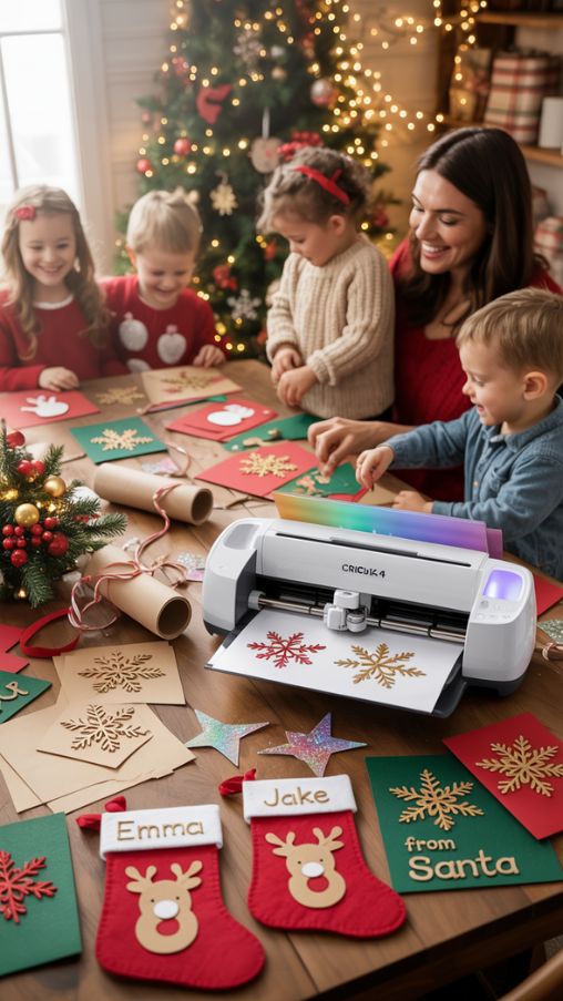 Creative Christmas Cricut Decor Ideas for Kids – Fun Family Crafting Moments