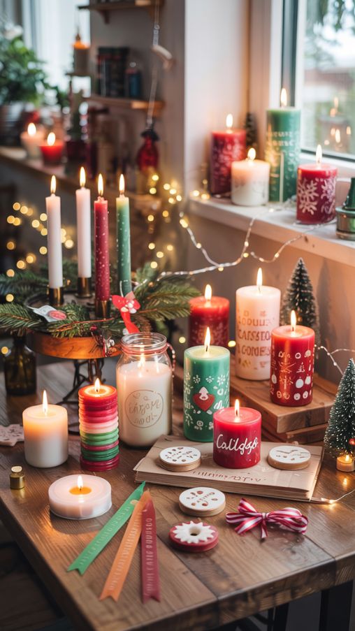 Creative DIY Christmas Candle Ideas for Holiday Decor