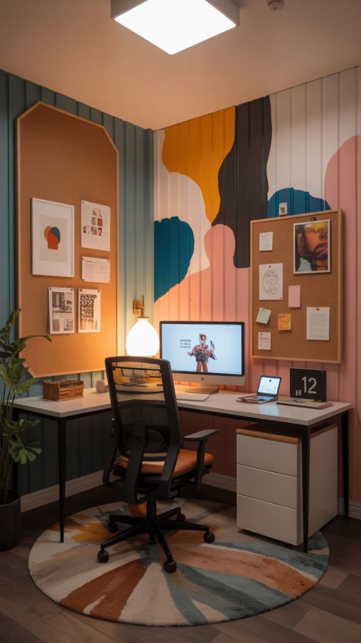 Creative Wall Designs for Bloxburg Offices