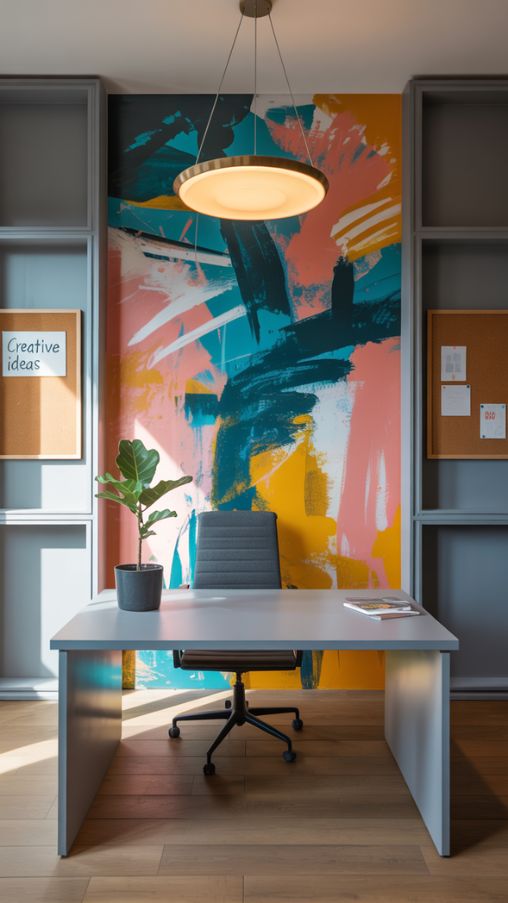 Creative Wall Designs for Bloxburg Offices