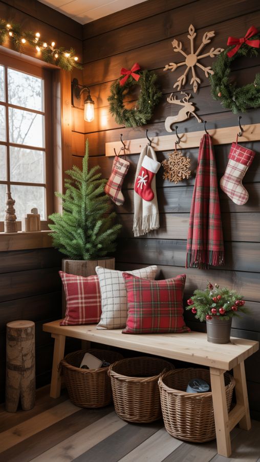 Creative Wall Hangings and Entryway Decor for Rustic Cabins