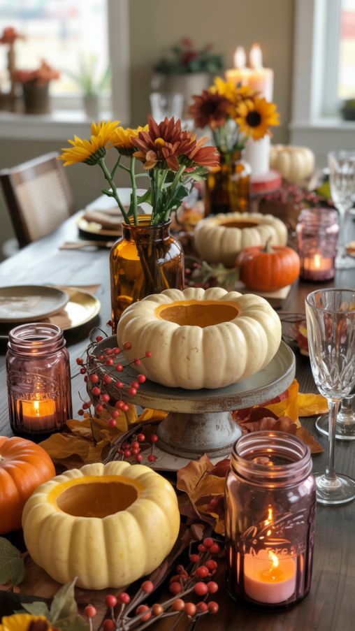 Creative and Budget-Friendly Thanksgiving Table Centerpieces