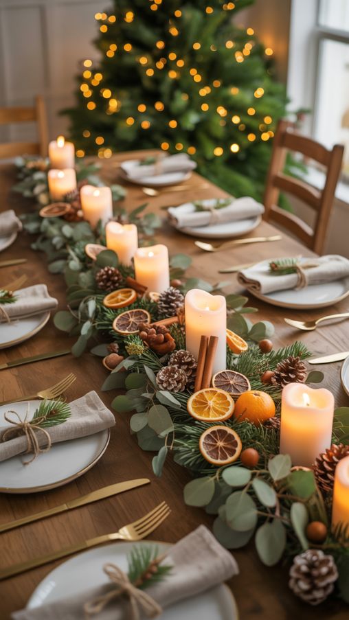 DIY Christmas Table Centerpiece Ideas for a Cozy Holiday Setting