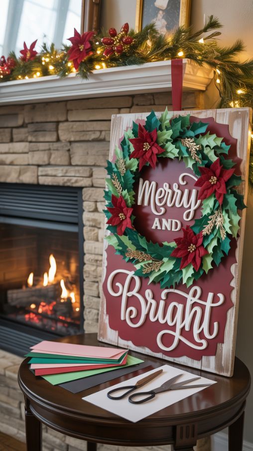 DIY Cricut Christmas Wreaths and Wall Decor – Handmade Festive Touches