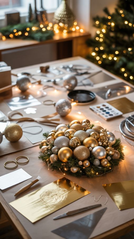 DIY Metallic Christmas Decor Ideas for a Personalized and Festive Holiday Touch