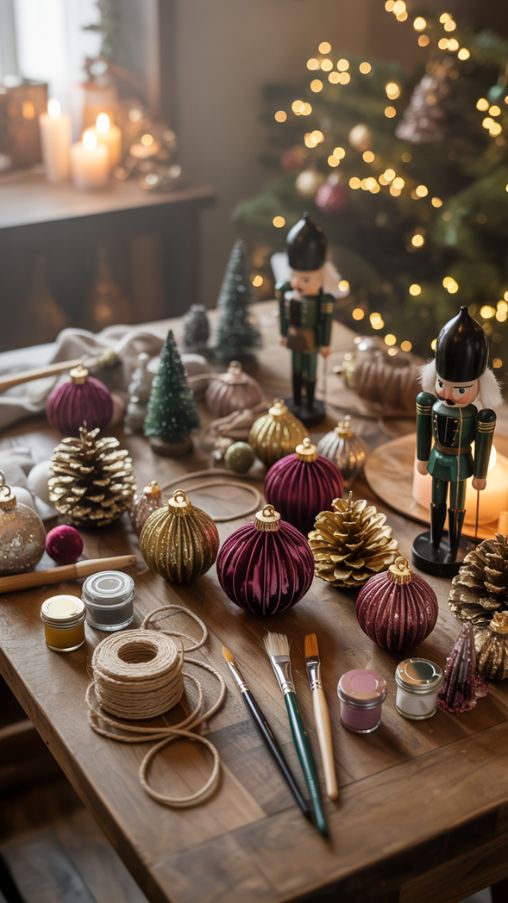 DIY Moody Christmas Ornament Crafting Inspiration