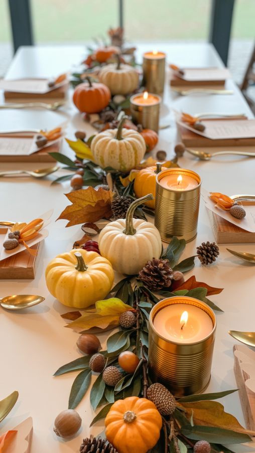 DIY Touches That Feel Professional for Simple Thanksgiving Table Decor