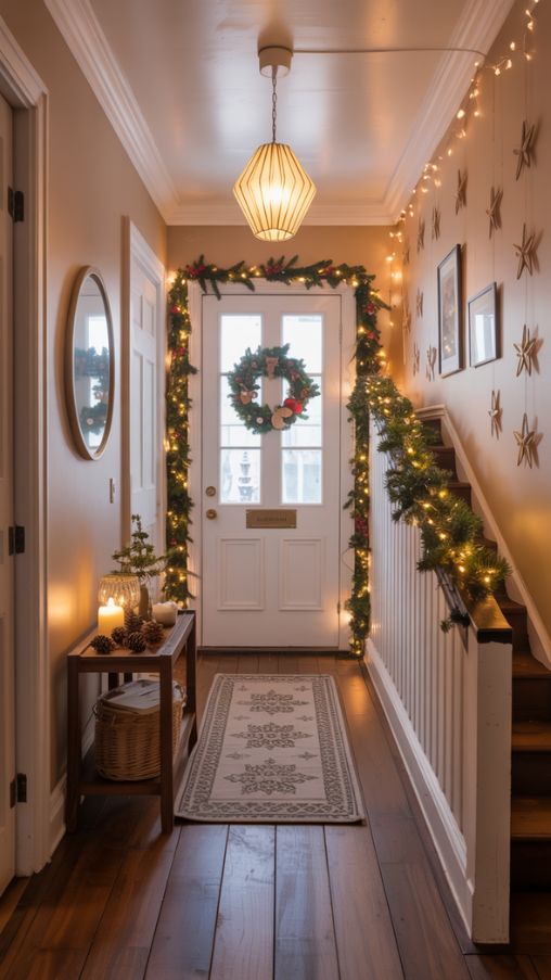 Decorating Hallways and Entryways for Christmas