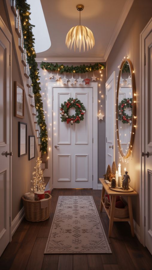 Decorating Hallways and Entryways for Christmas