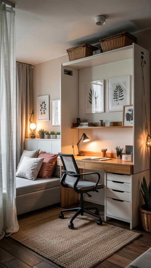 Designing Dual-Purpose Small Home Office Spaces