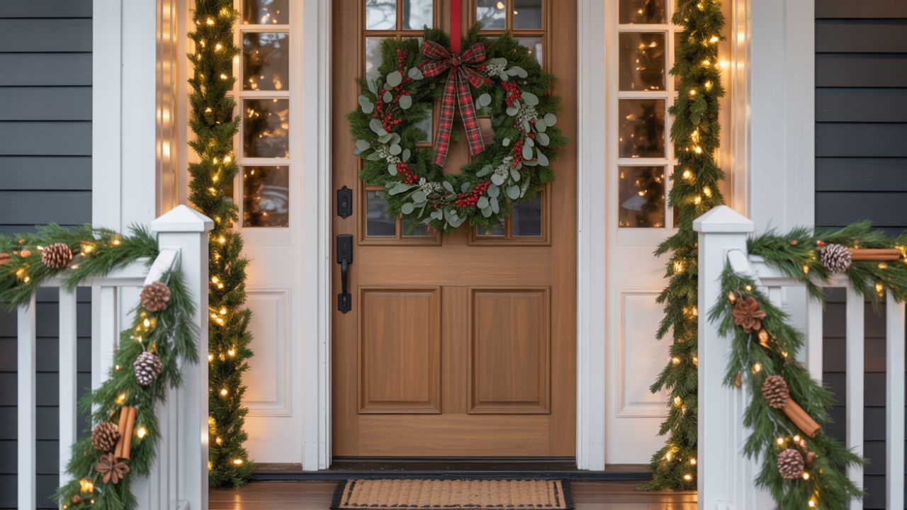 Entry Way Christmas Decor Ideas