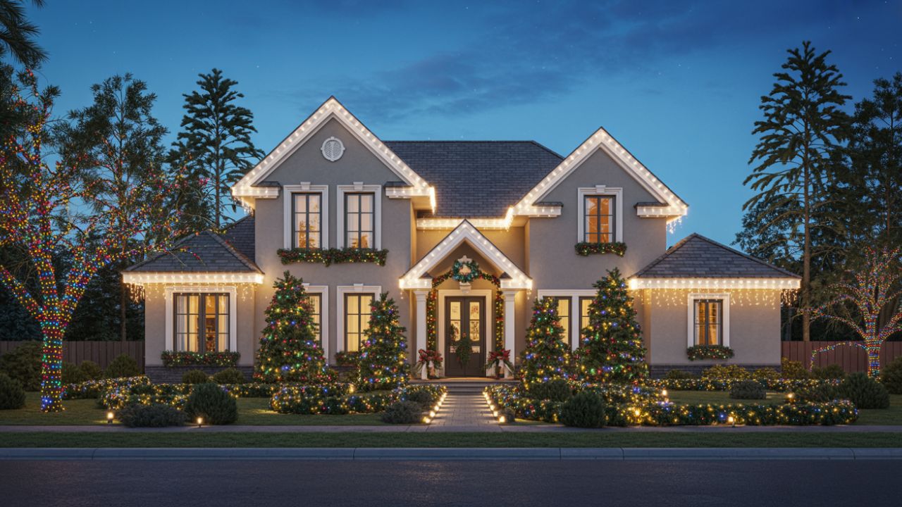 Exterior Christmas Lights Ideas