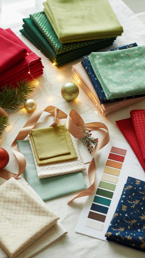 Fabric and Color Combinations That Shine – Inspiring Christmas Quilt Palette Ideas