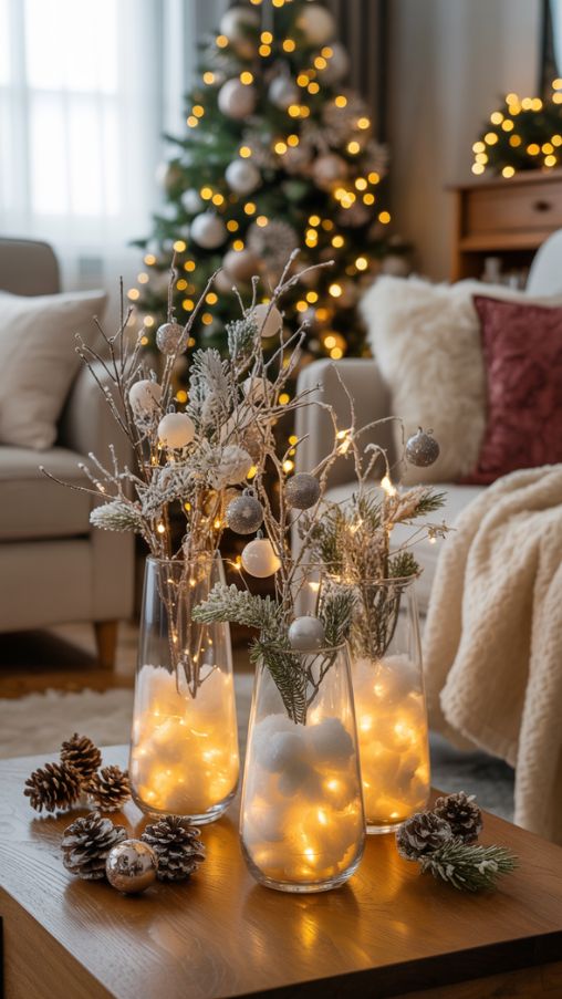 Fairy Light Christmas Vase Filler Ideas for a Magical Holiday Glow