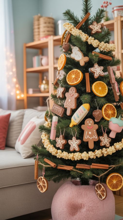 Food and Edible Decor Christmas Tree Ideas