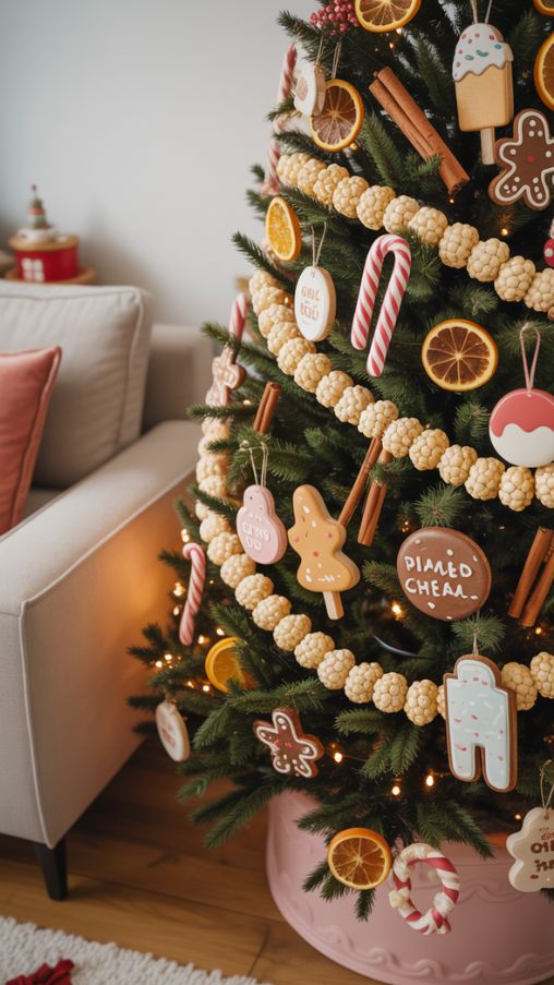 Food and Edible Decor Christmas Tree Ideas