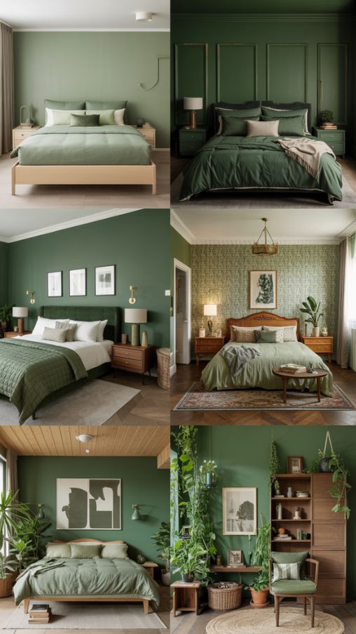 Green Bedroom Styles and Themes – Minimalist, Sophisticated, Vintage, and Nature-Inspired Decor Inspiration