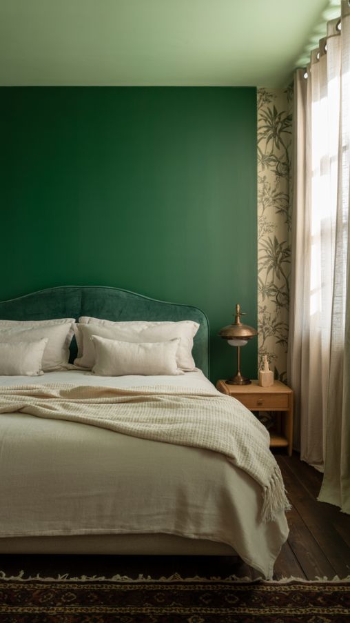 Green Bedroom Walls and Accent Ideas – Dramatic, Subtle, and Stylish Decor Inspiration