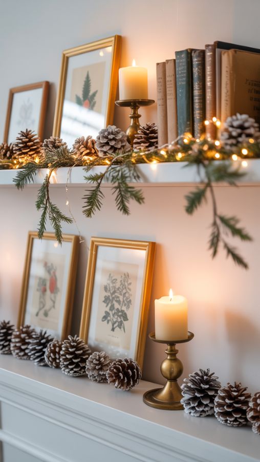 How to Style Shelves Like a Designer for Christmas
