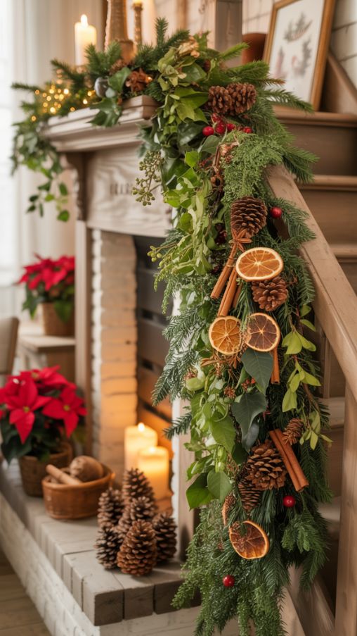 Incorporating Plants and Natural Elements in Old Fashion Christmas Decor