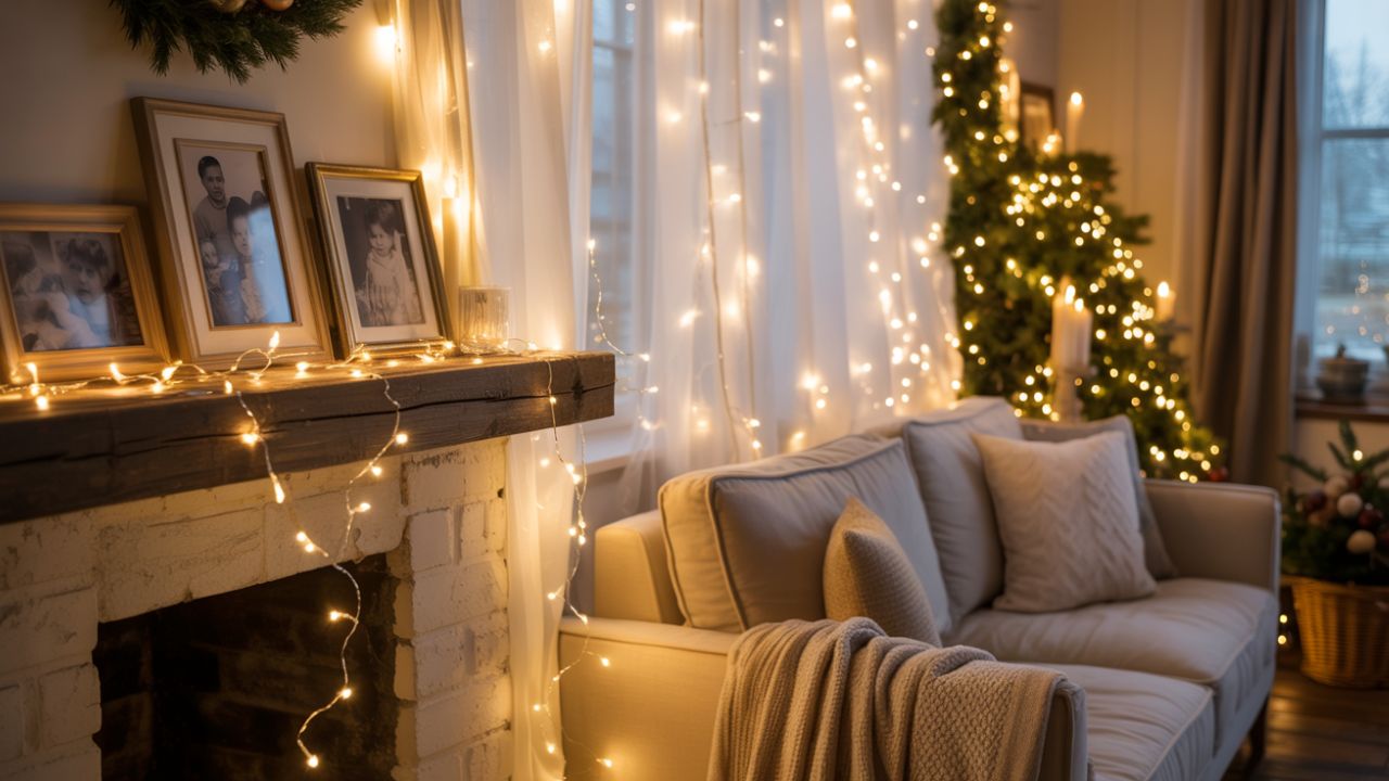 Indoor Christmas Lights Ideas