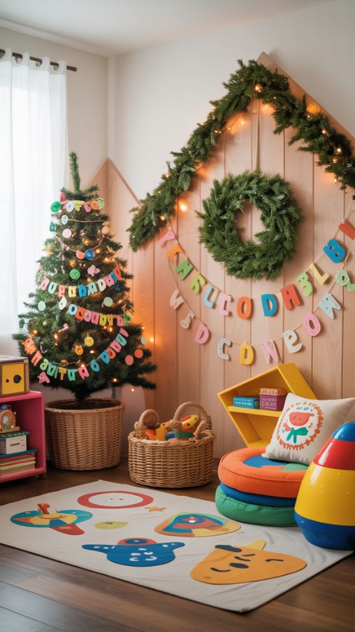 Kid-Friendly and Playroom Christmas Ideas